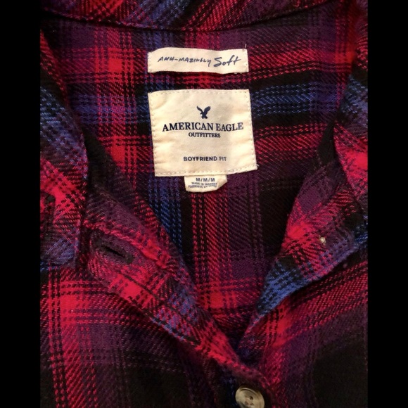 American Eagle “Boyfriend Fit” Flannel - Picture 4 of 4